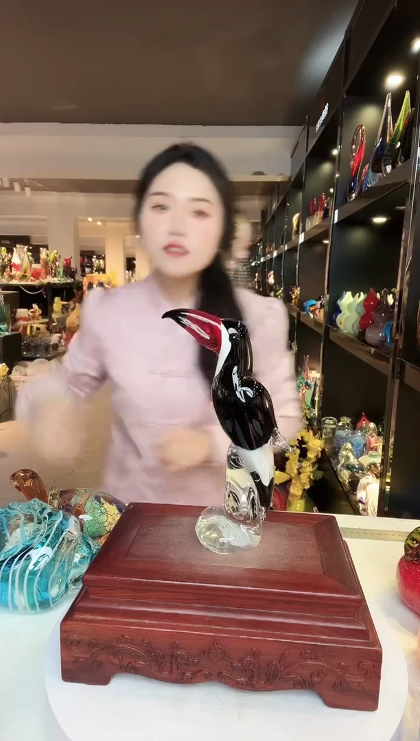 【闪购商品】茶盏琉璃摆件家居摆件