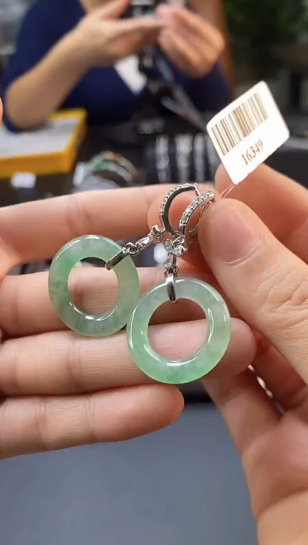 颈饰银S925镶嵌翡翠16349