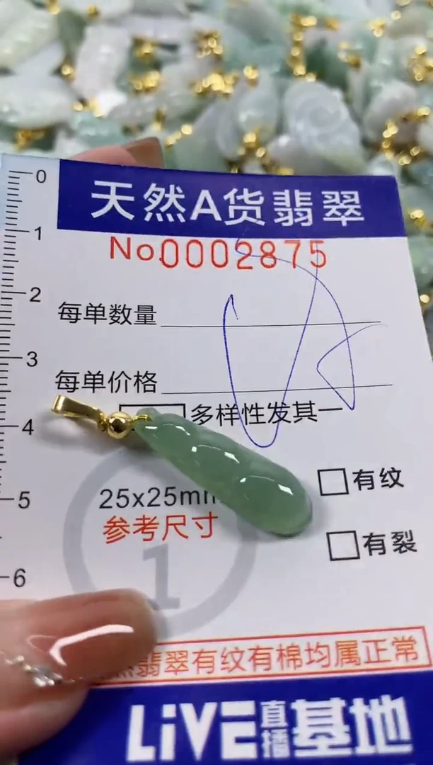 颈饰未镶嵌翡翠天然A货翡翠