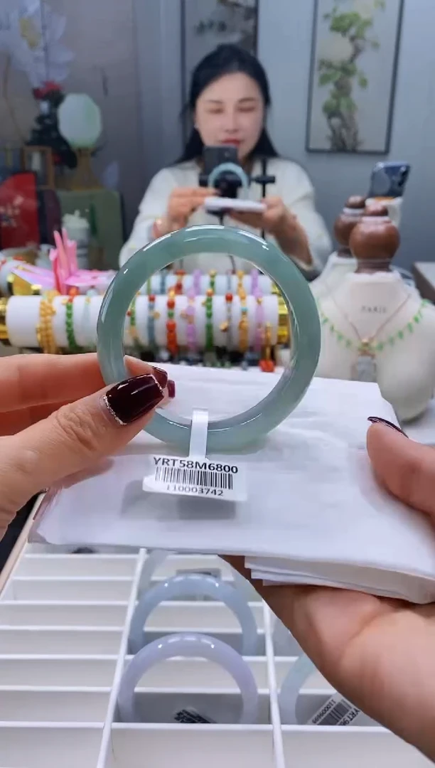 未镶嵌手镯翡翠124号56.7/12.6*8.3