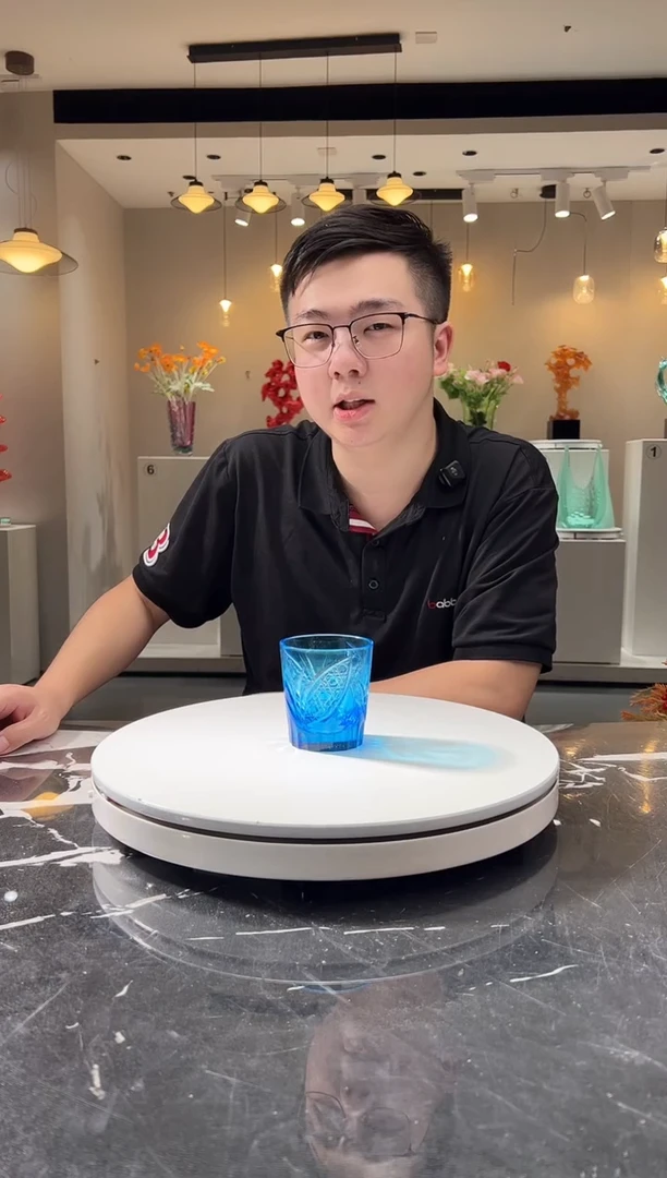摆件巴比特美学-江户切子蝴蝶杯