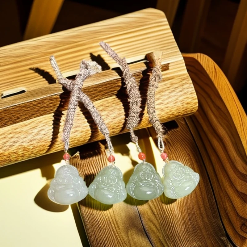 纯天然和田玉卡25佛公微瑕拍一发一