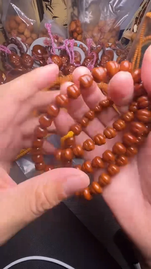 手串橄榄核猴头微瑕葫芦