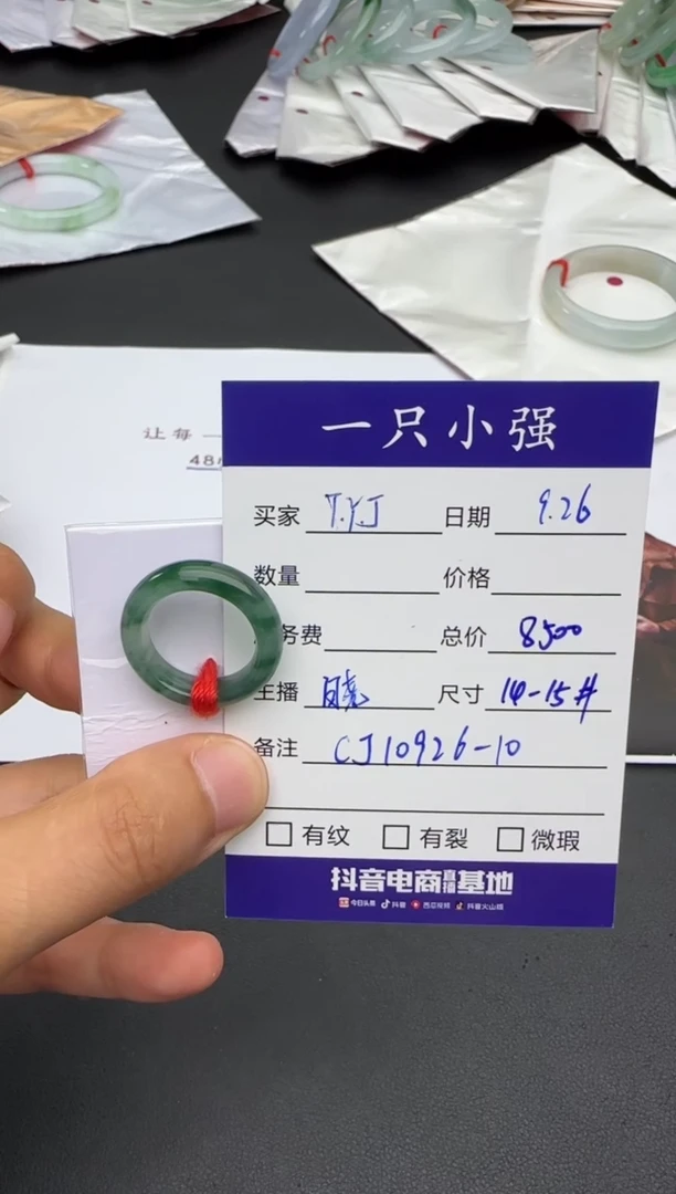 未镶嵌戒圈翡翠CJ10926-10