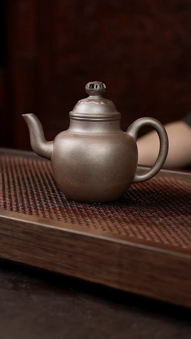 茶壶紫砂岩中泥大彬执壶