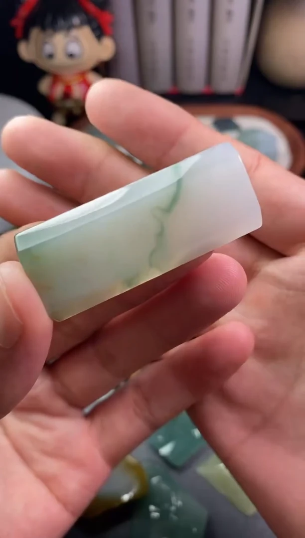 定制翡翠未镶嵌翡翠片料定制未镶嵌7.5-29