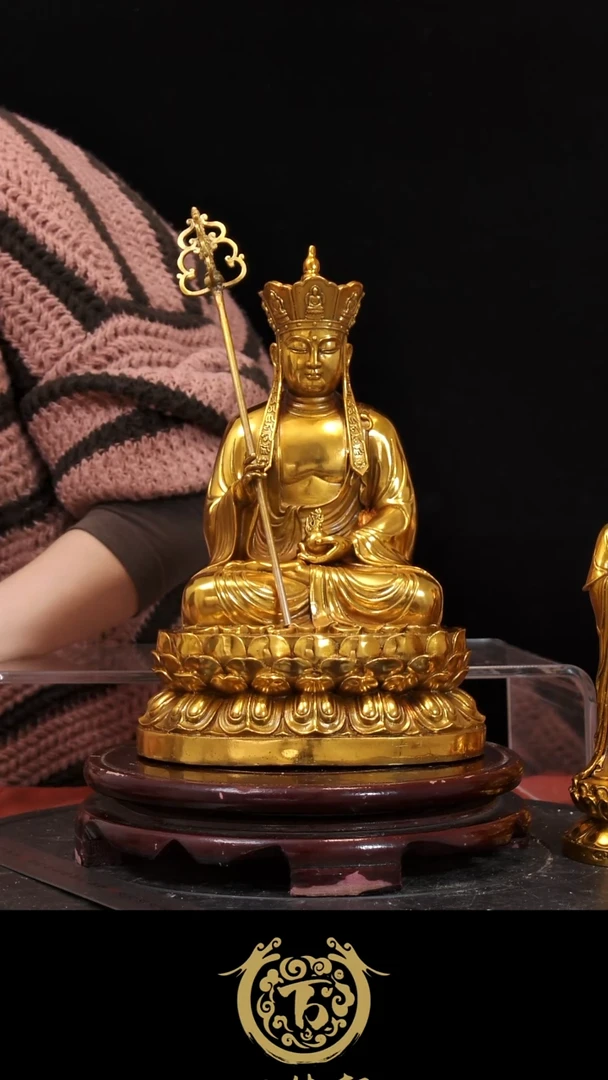 梵*?铜器摆件地藏24高