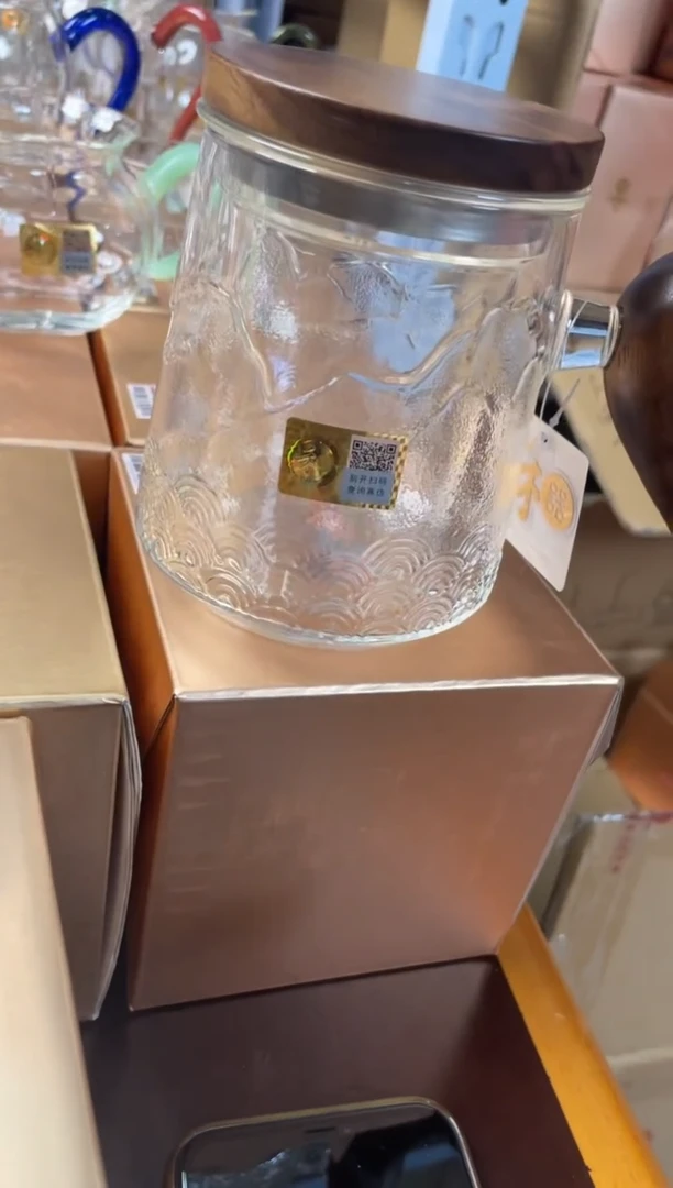 【闪购商品】禾器 木作悦鲲杯-锤纹款-透明色