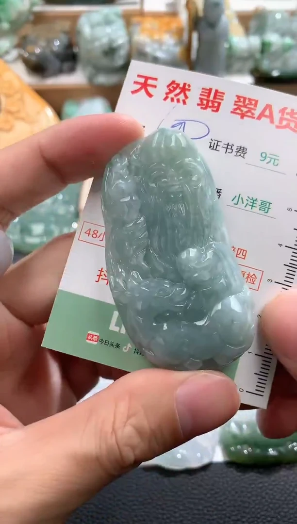 翡翠未镶嵌吊坠(不含链)1