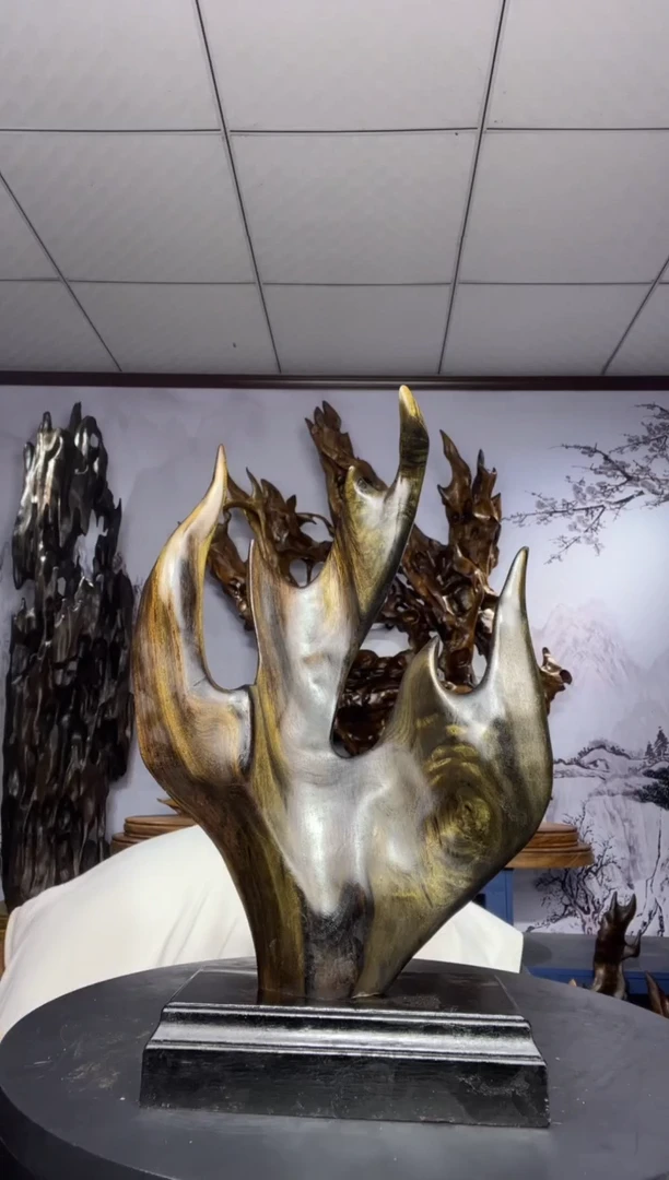 金丝楠木雕款东*金丝楠木工艺品摆件