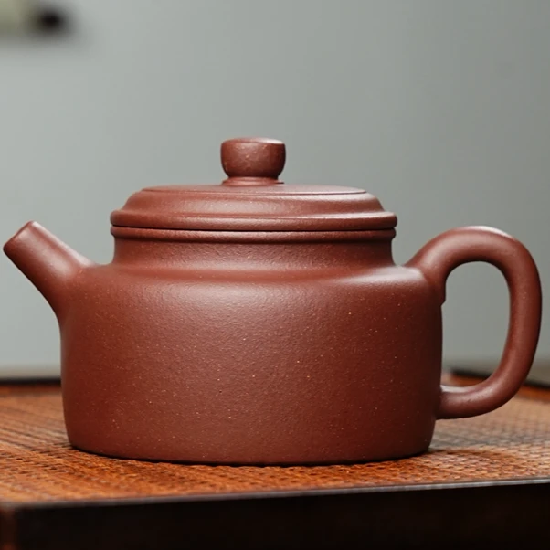 合道本山原矿底槽清（黄龙源品牌泥40目）[德钟]约215毫升紫砂壶