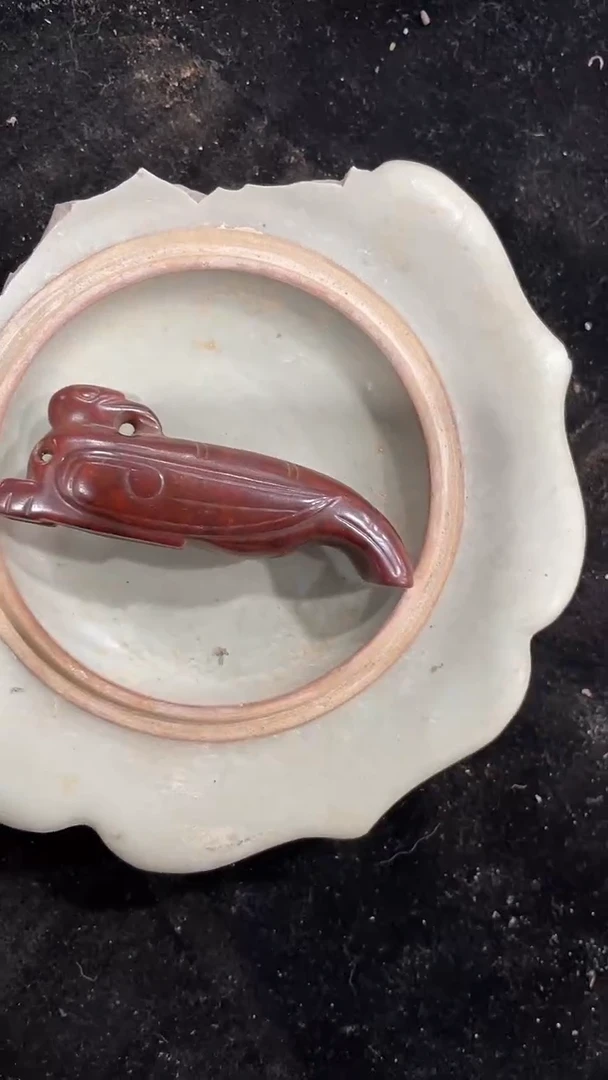 瓷片手工，手绘，瓷器