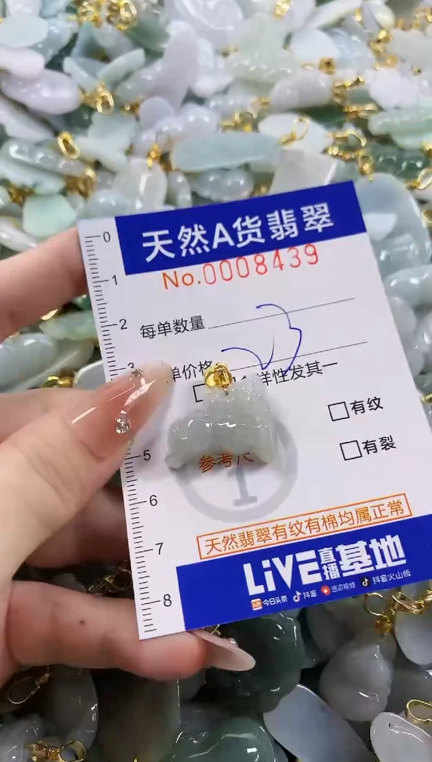 颈饰未镶嵌翡翠天然A货翡翠