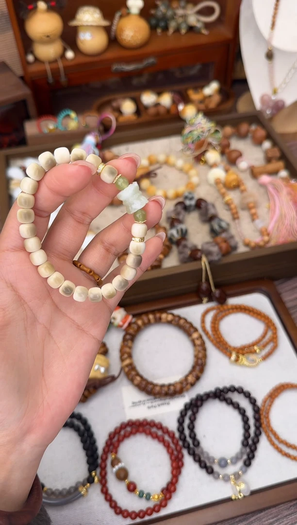 菩提籽类白玉菩提单圈