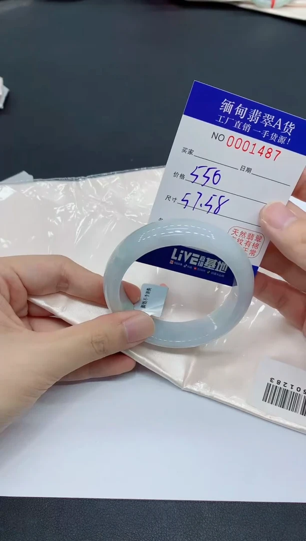 未镶嵌手镯翡翠1487翡翠手镯