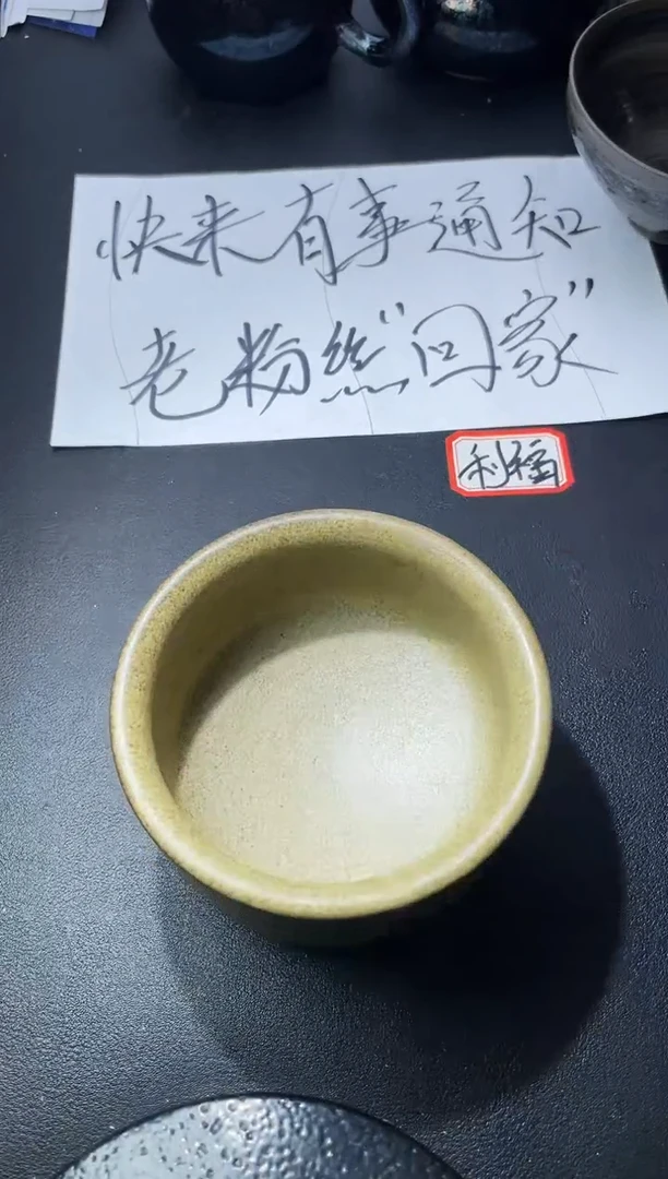 茶盏65叶紫建盏叶紫