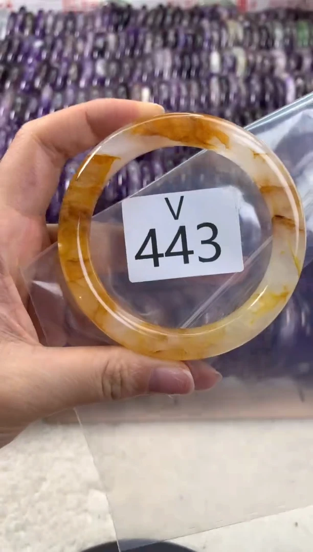 【闪购商品】水晶水晶手镯V未镶嵌443-61