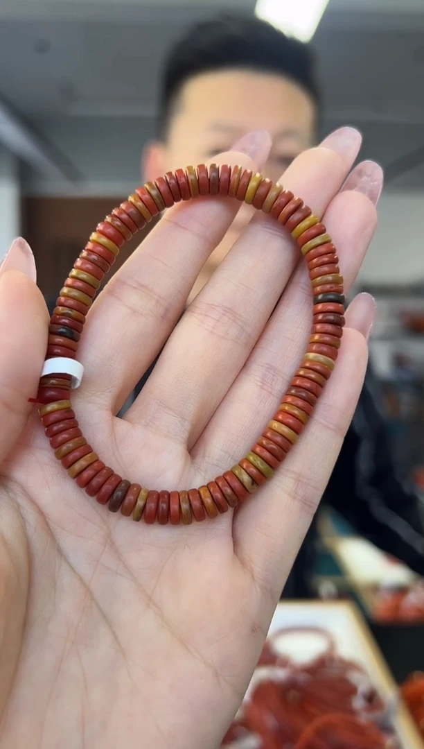 未镶嵌手链南红玛瑙A4包浆南红手串6mm+