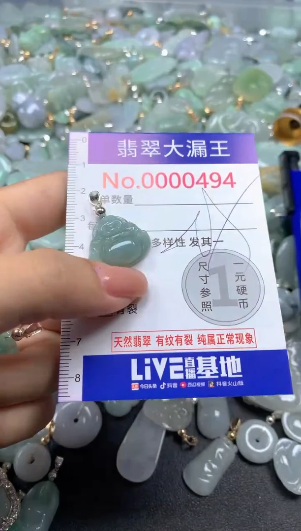 颈饰未镶嵌翡翠494