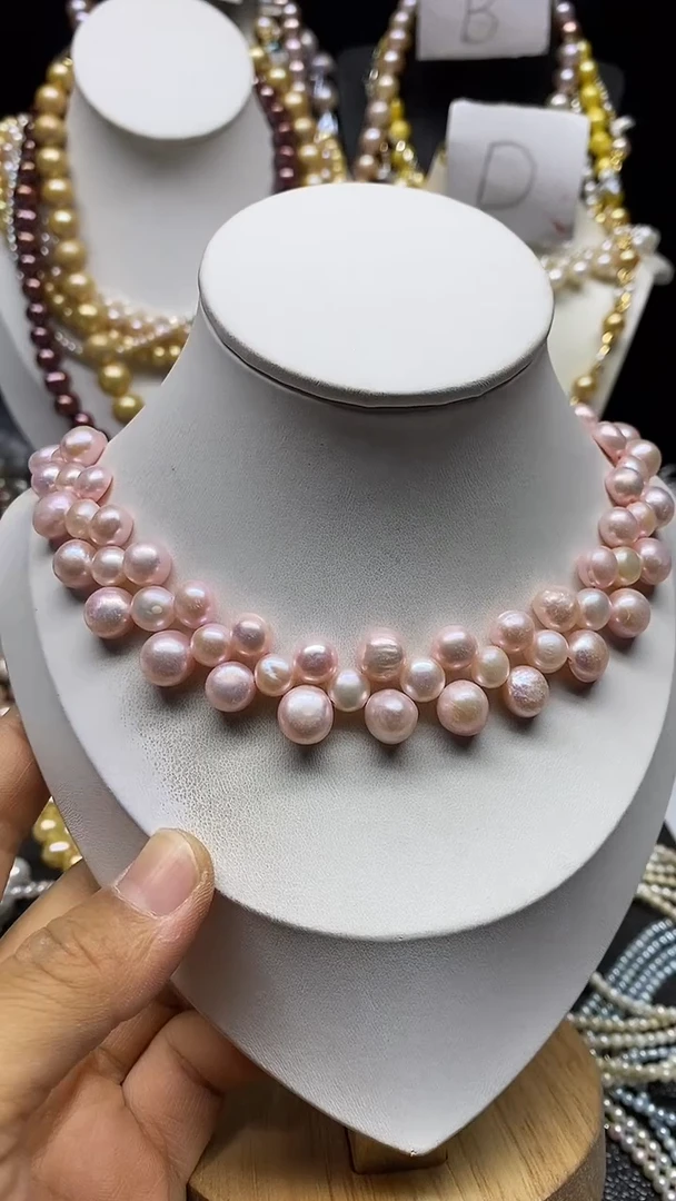 淡水珍珠未镶嵌颈饰多人