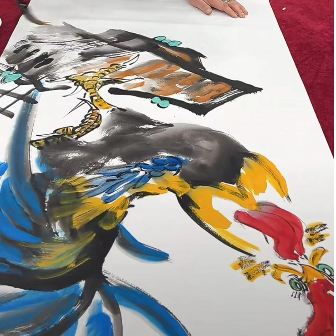 橱窗展示/文峰美术/徐文清/宣纸国画/带证书