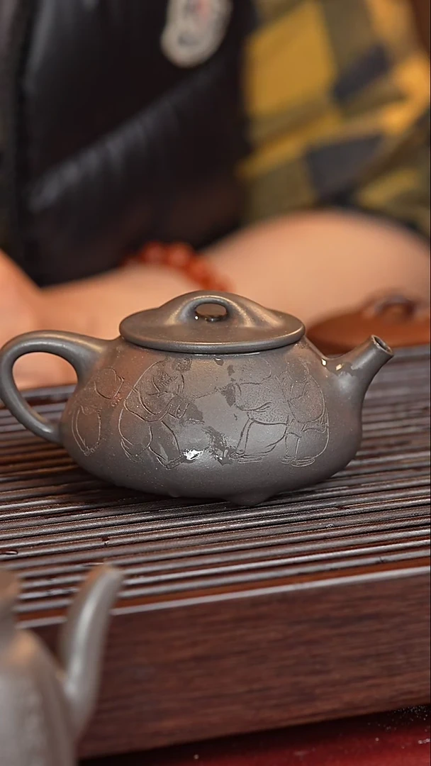 十****兔原矿高端紫砂----满瓢