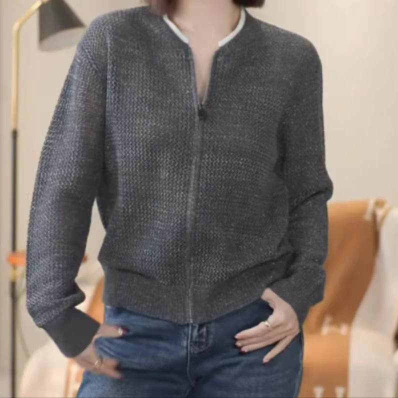 【19主播推荐】2024秋季新款针织衫时尚女气质百搭女