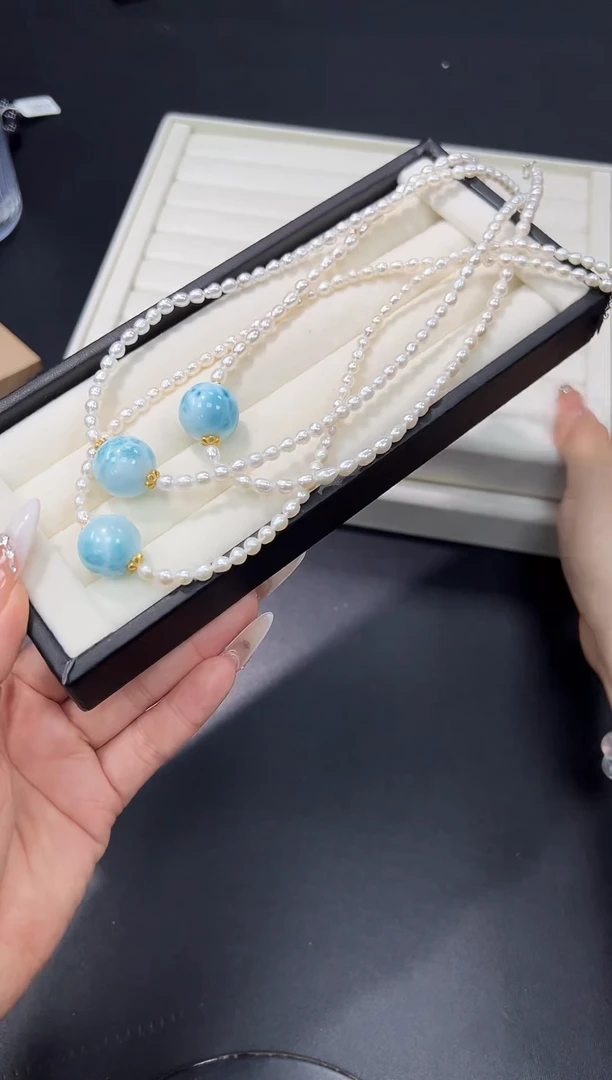 淡水珍珠未镶嵌颈饰12D多样性发其一【1条】默认微瑕