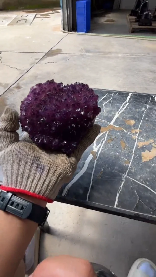 紫晶珠宝半成品未镶嵌天然紫水晶原石摆件拍3单99发1