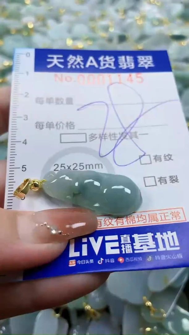 颈饰未镶嵌翡翠天然A货翡翠