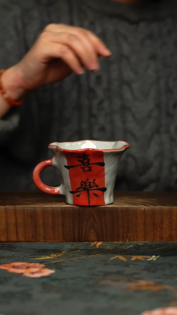 瓷片釉下彩手工手绘同款陶器