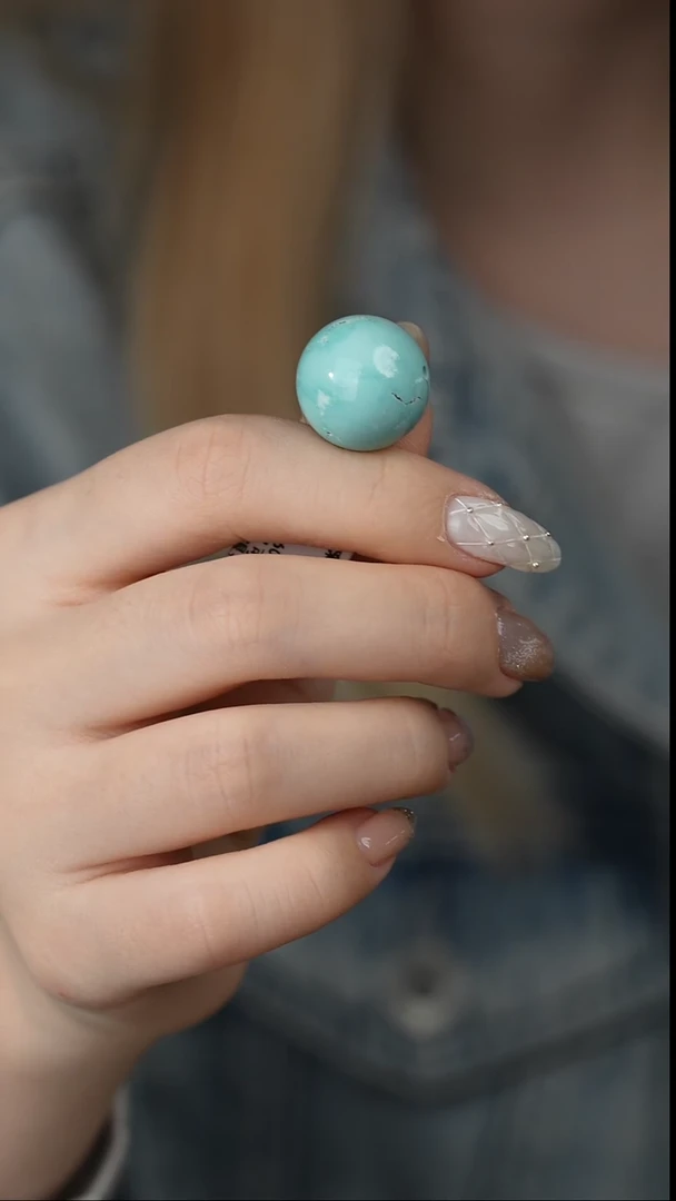 【闪购商品】绿松石单珠未镶嵌R02（多样性发一件）