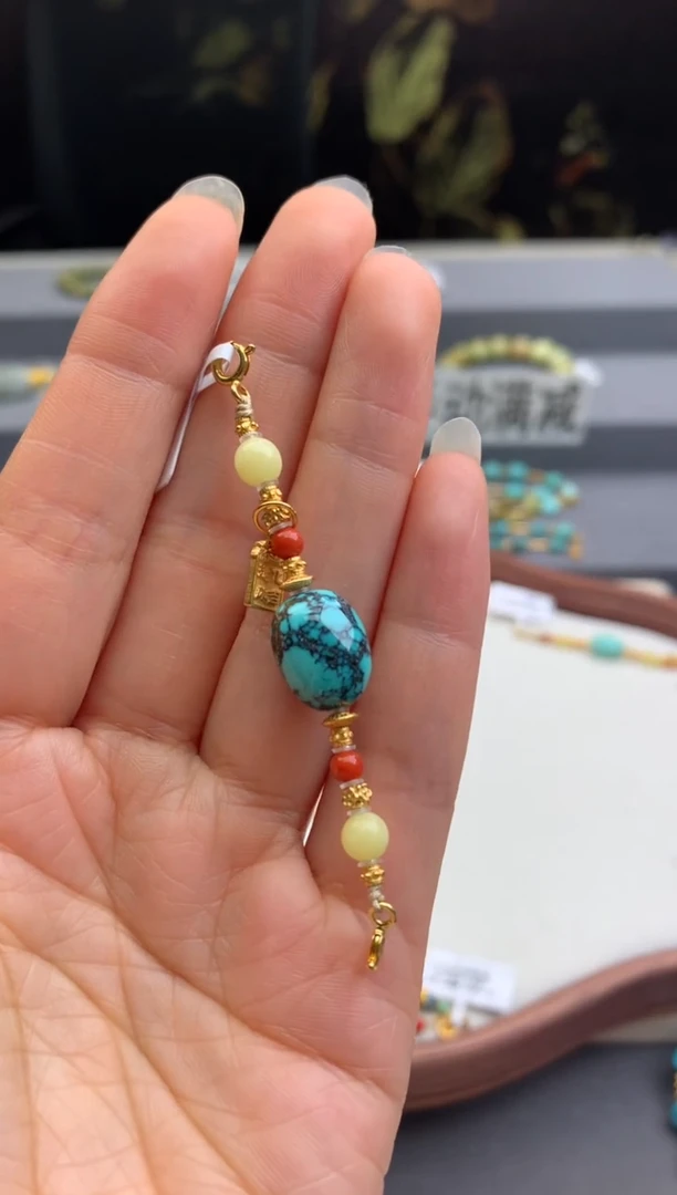 未镶嵌绿松石半链茜.A205