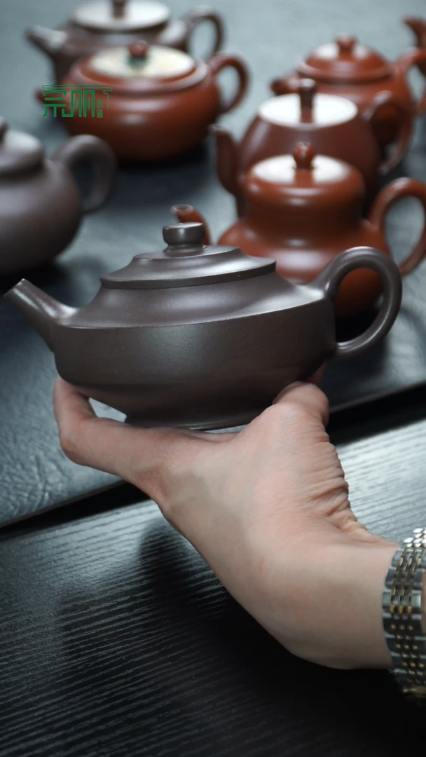 【闪购商品】紫砂茶壶微瑕周盘天青230cc