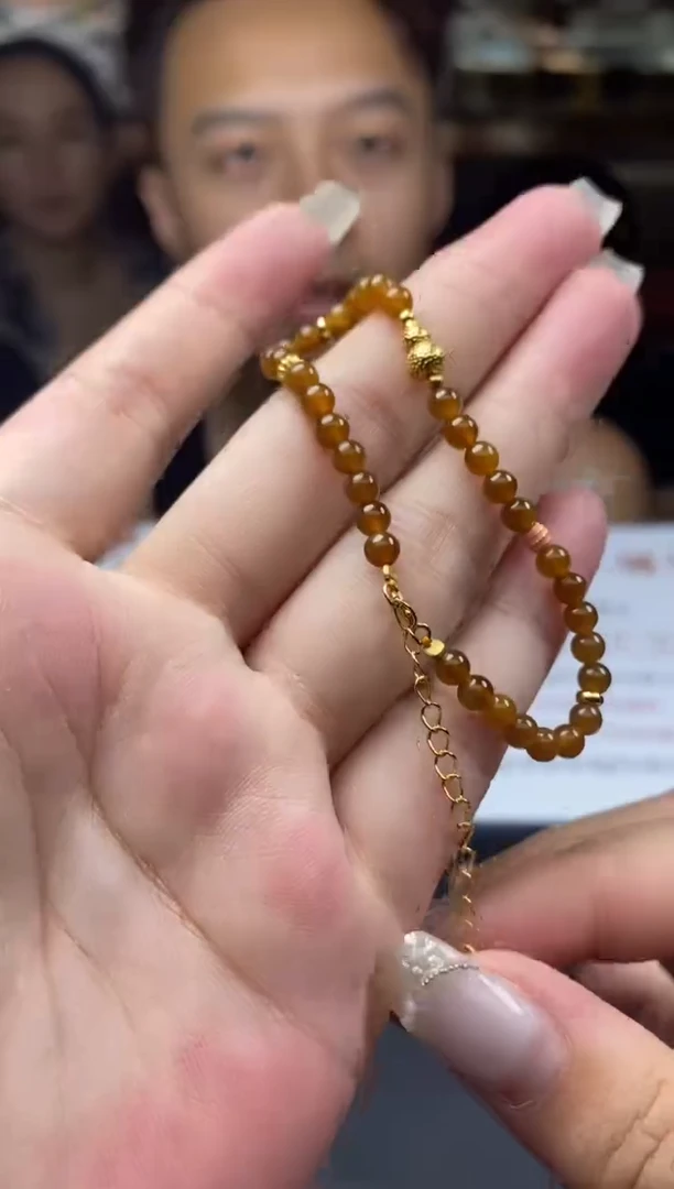 手链银S925镶嵌和田玉多样性-手链-S3836