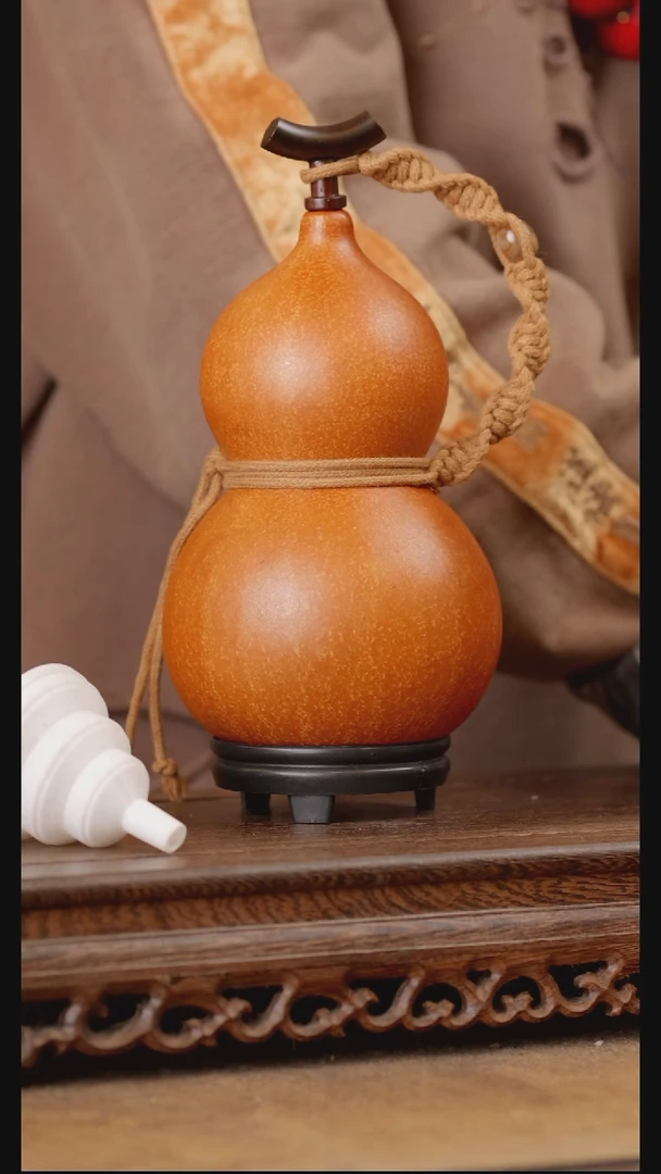 163号精品天然大漆酒葫芦一物一拍~