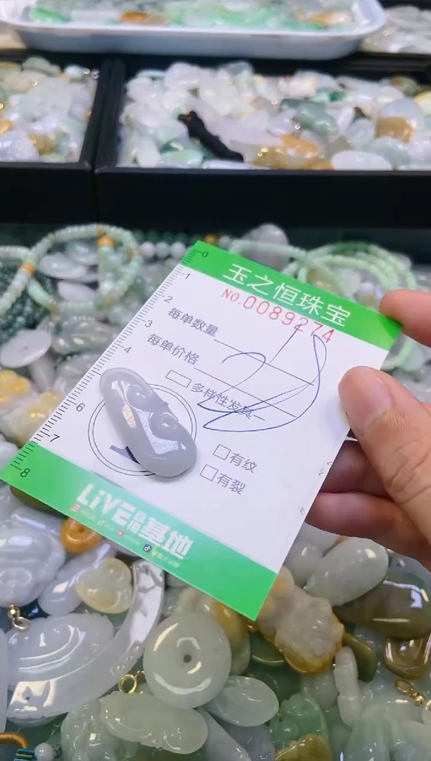 翡翠未镶嵌颈饰闪购0089274