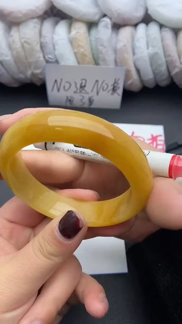 未镶嵌手镯石英质玉瑕疵12+56/57
