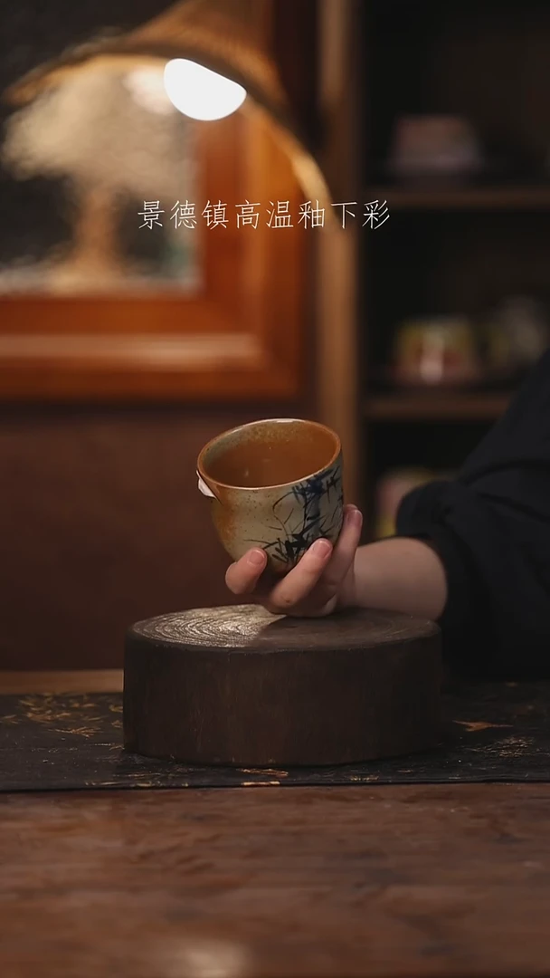 陶瓷景德镇高温釉下手绘陶瓷188