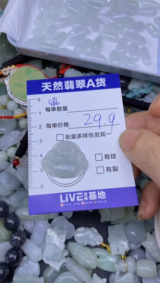 颈饰未镶嵌翡翠天然翡翠A货批量多样性发一件