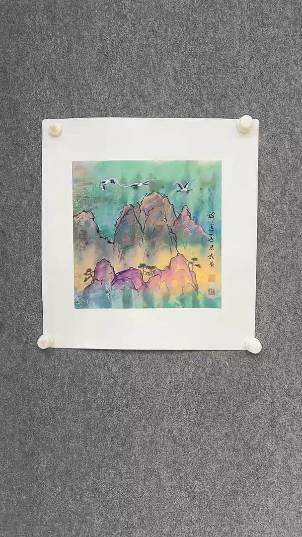 国画王忠权-1平尺-国画
