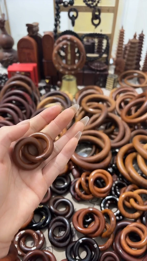 枣木乾坤圈一物一拍微瑕20