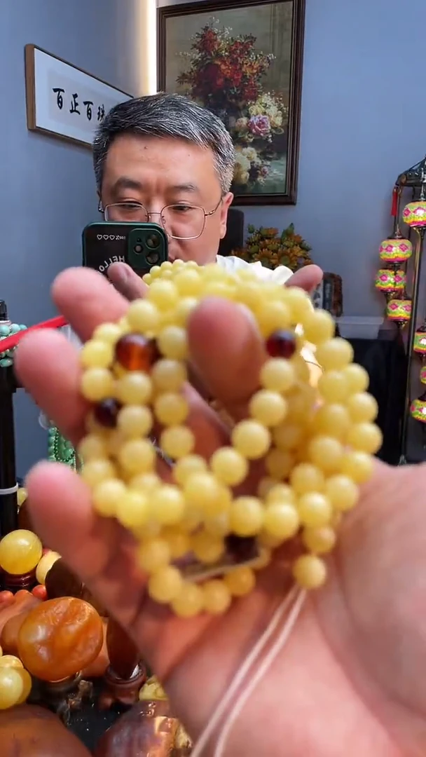 未镶嵌颈饰琥珀项链