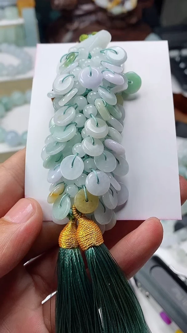 翡翠未镶嵌颈饰L*车挂