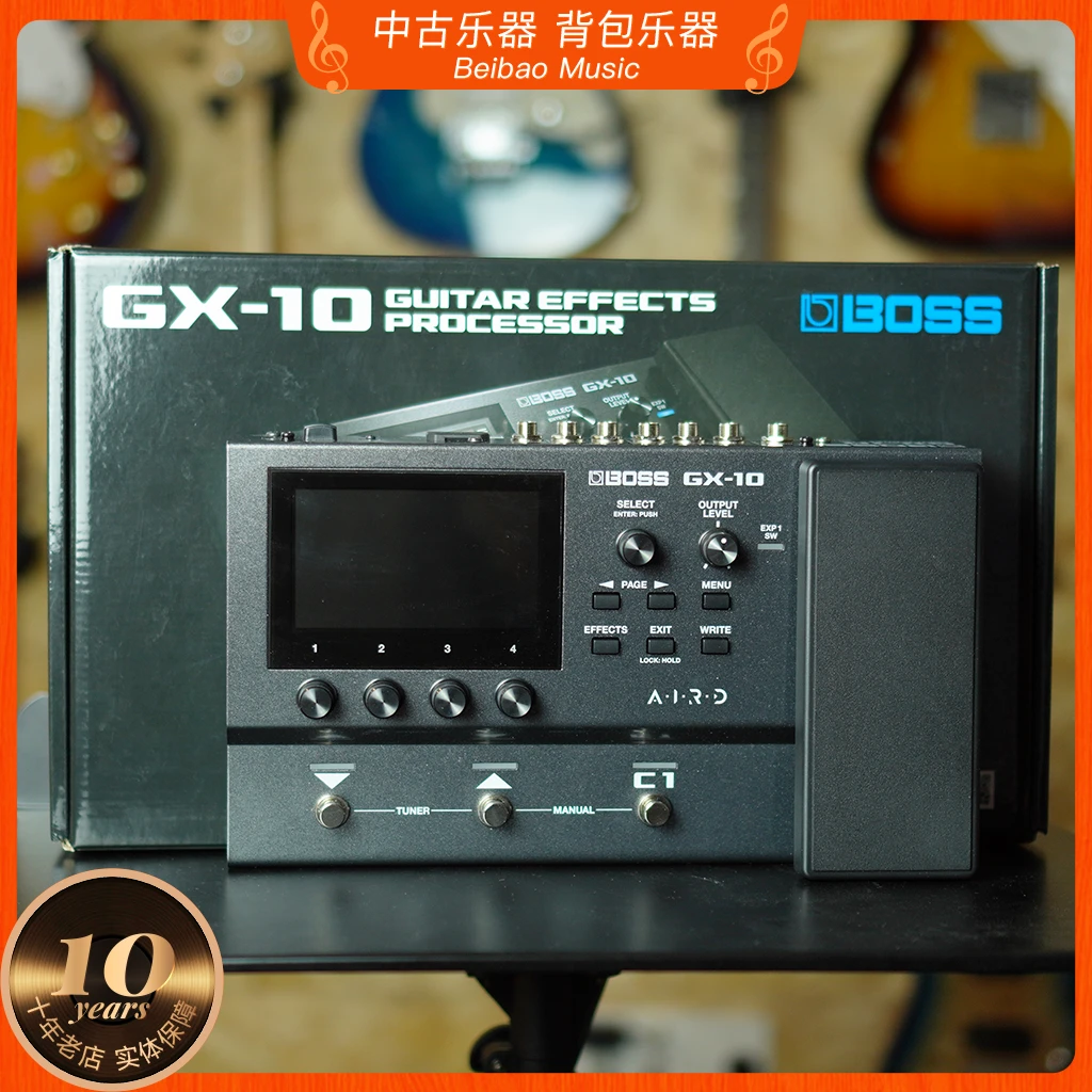 【中古乐器】BOSS GX-10舞台录音排练便携版电吉他数字综合效果器