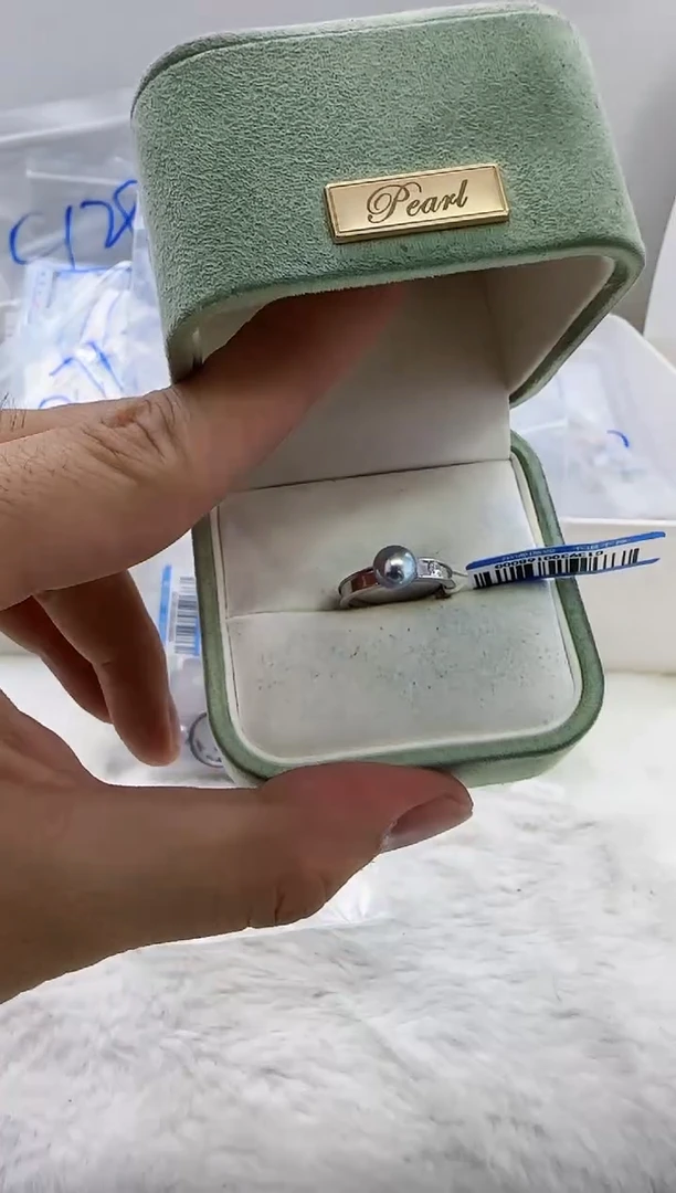 【闪购商品】海水珍珠DA银S925镶嵌c1393 珍珠