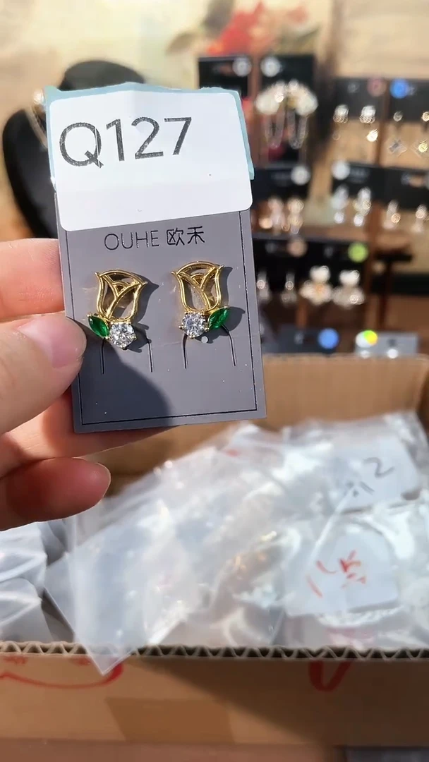 铜合金925银锆石Q127