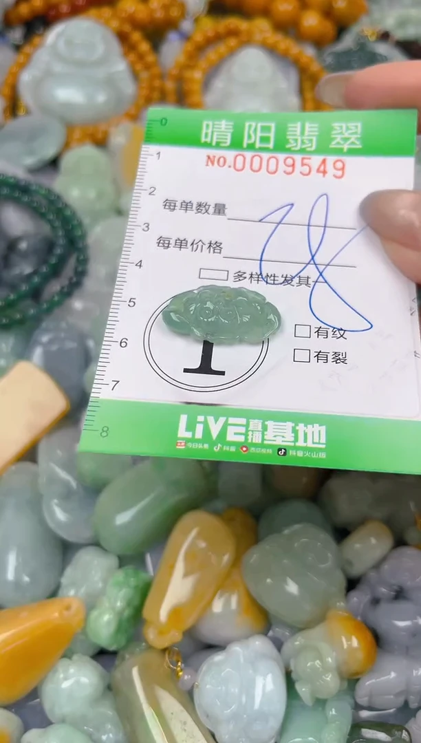 翡翠未镶嵌颈饰闪购0009549