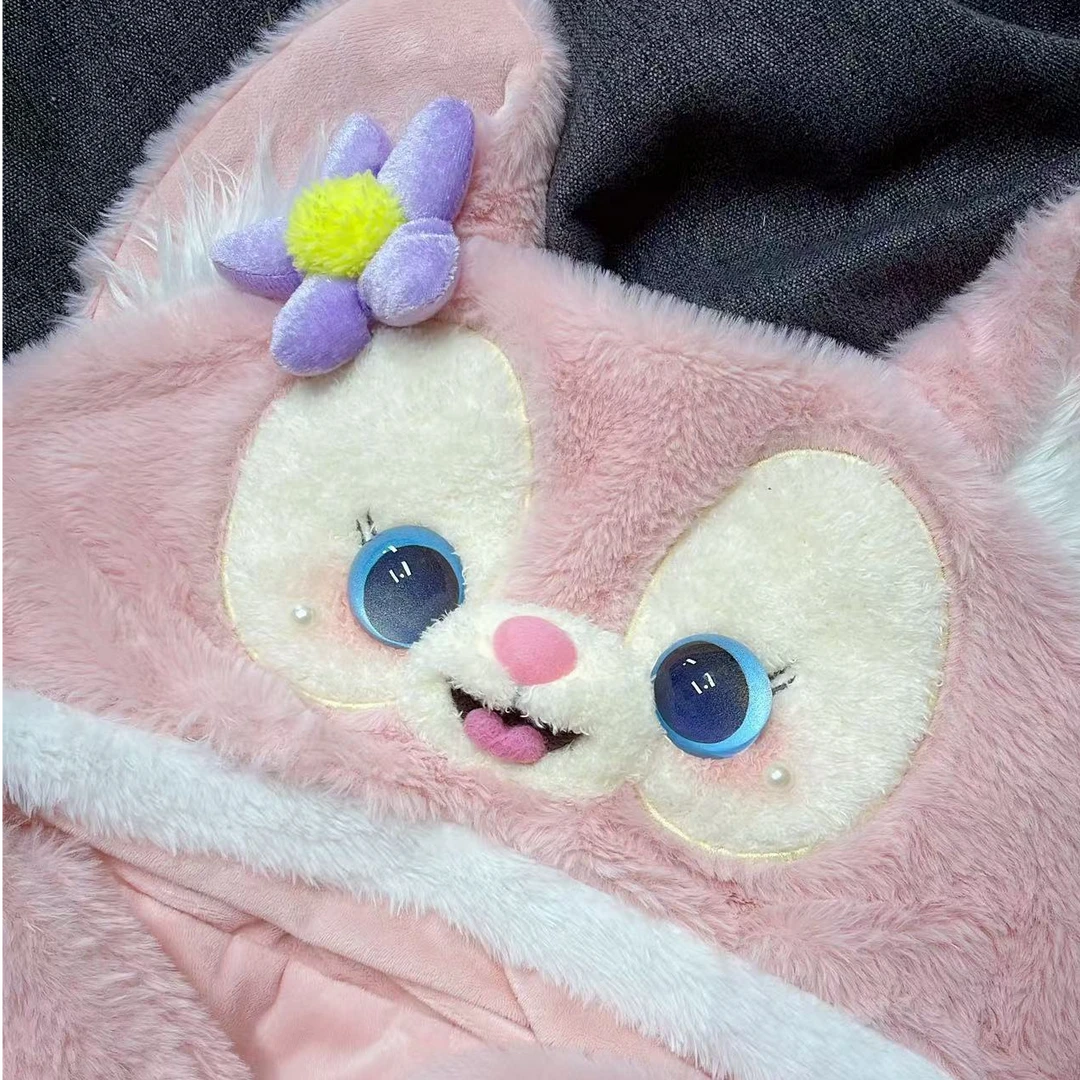 新款乐园毛毯系列冬日暖呼呼披肩加厚戴手套可爱斗篷抱枕