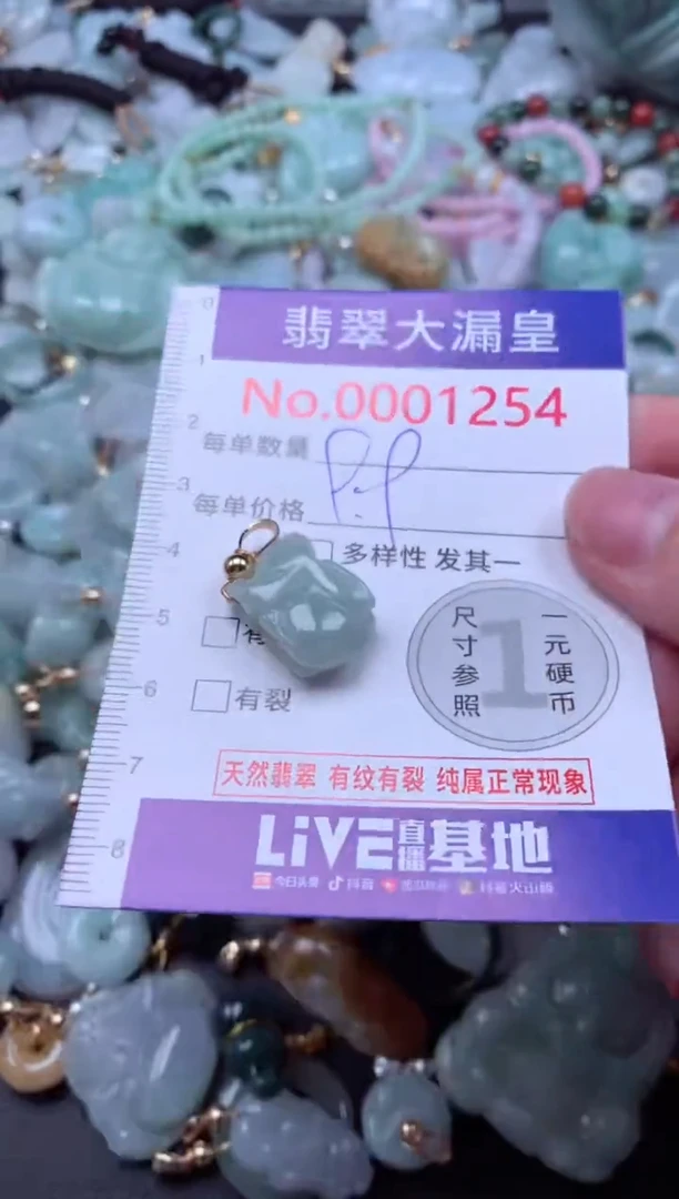 吊坠(不含链)未镶嵌翡翠1254